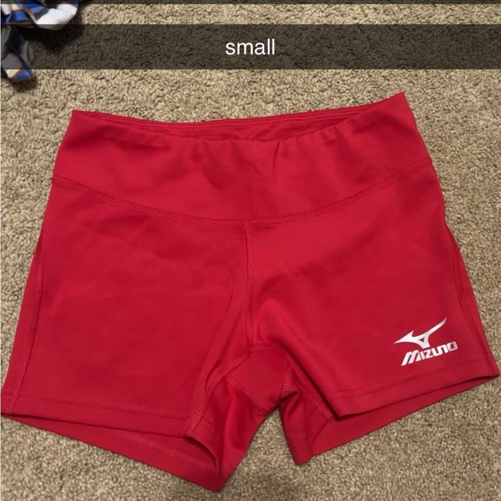 Mizuno Women's Red Athletic Shorts